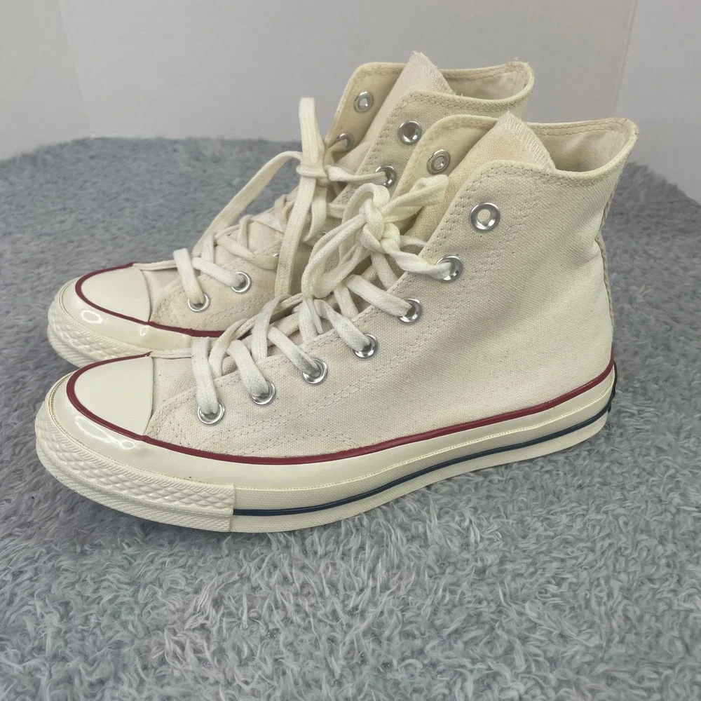 Converse Chuck 70 High Top Unisex 6M/8W Parchment Off White Canvas 162053C